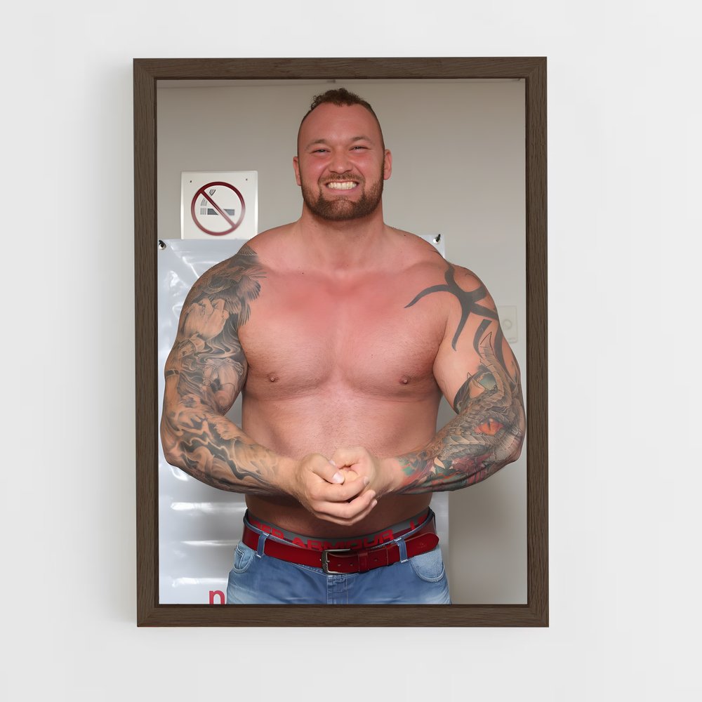 Poster L'Atlas Musclé – affiche Powerlifting (vue 5)